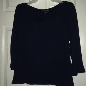 Dark Blue Lauren Ralph Lauren Mid Sleeve Shirt